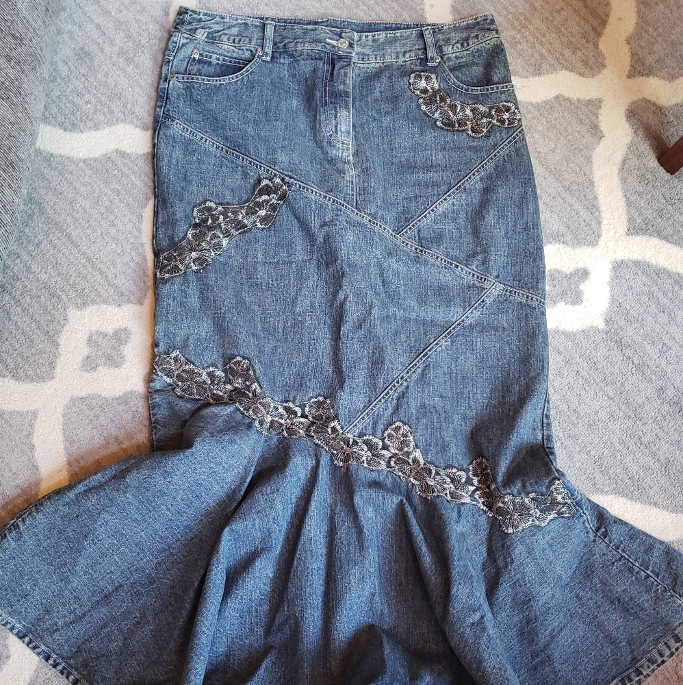Jean Skirt